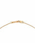 18kt yellow gold Princess Flower diamond pendant necklace